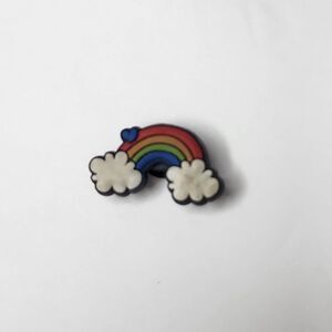 Jibbits Shoe Charm for CROCS rainbow